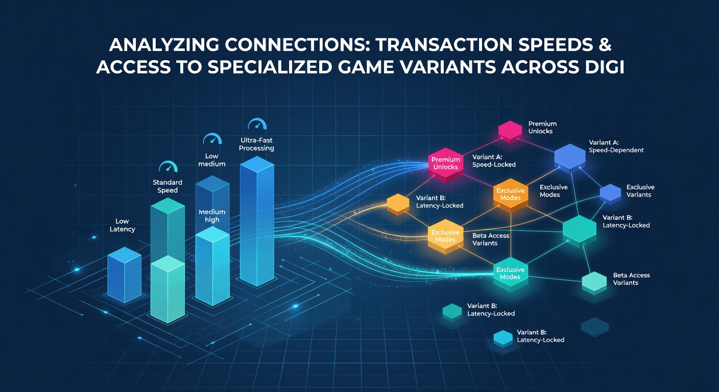 Comparison chart of transaction speeds versus specialized game access rates in digital reel and card platforms