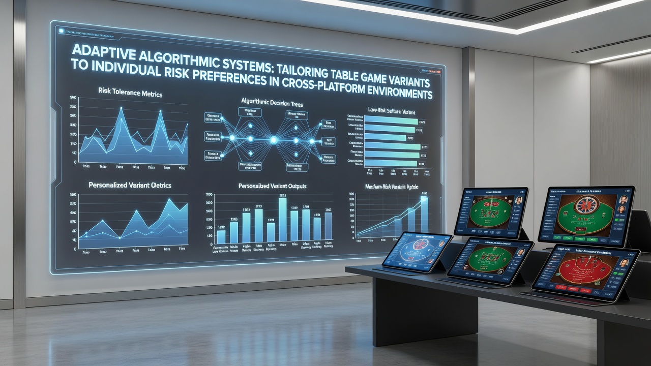 Cross-platform casino applications displaying tailored table game options