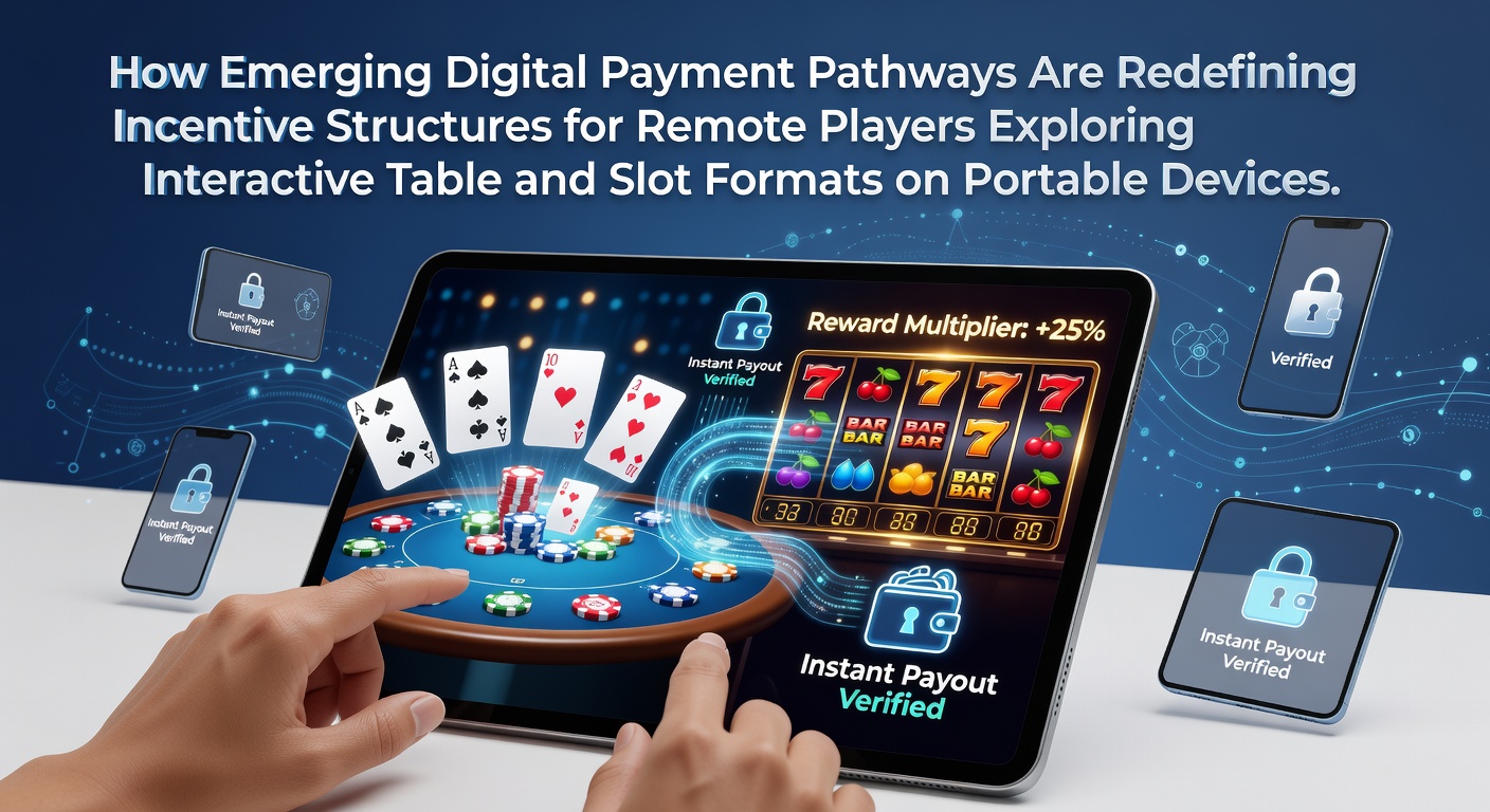 Digital payment interfaces displayed on portable devices showing mobile slot and table game access