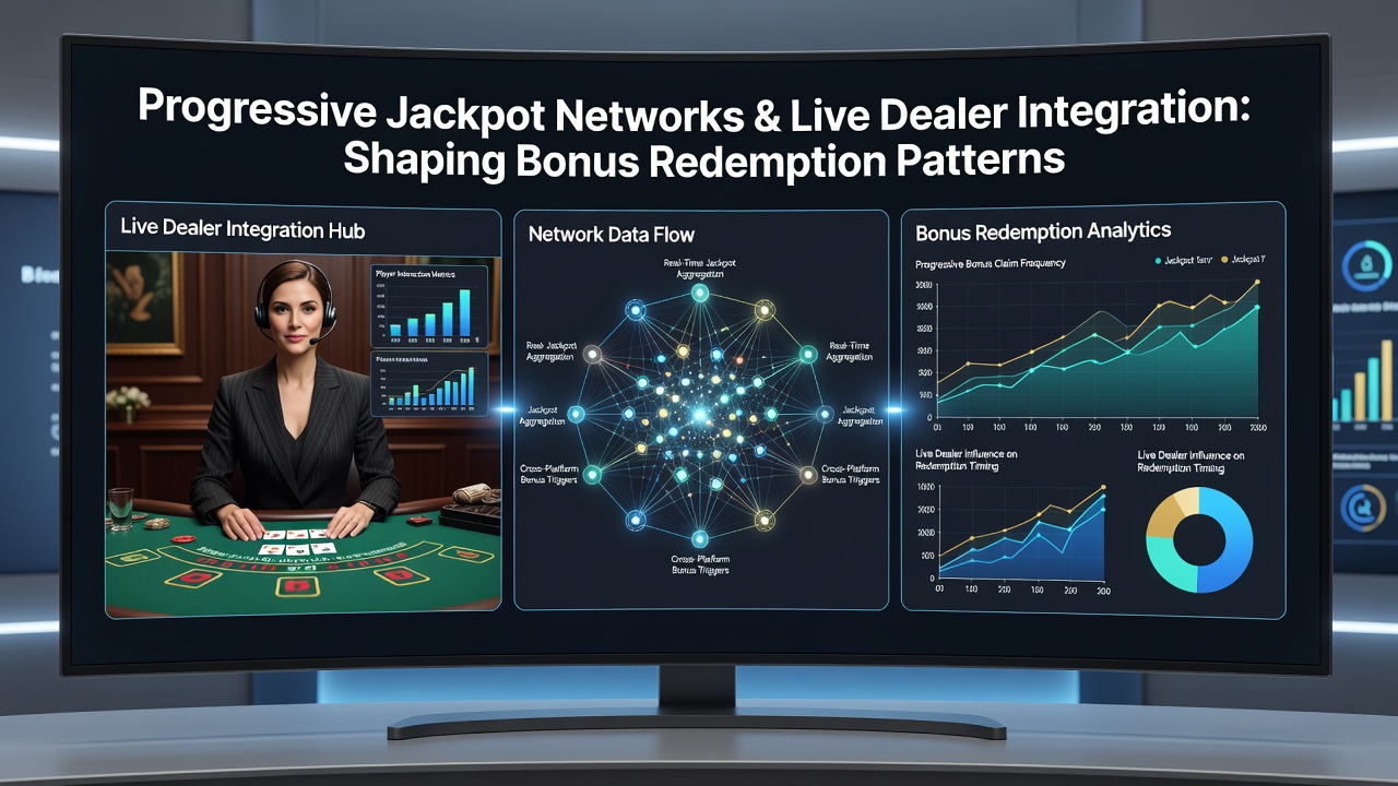Mobile screen showing jackpot meter alongside live dealer table and bonus progress