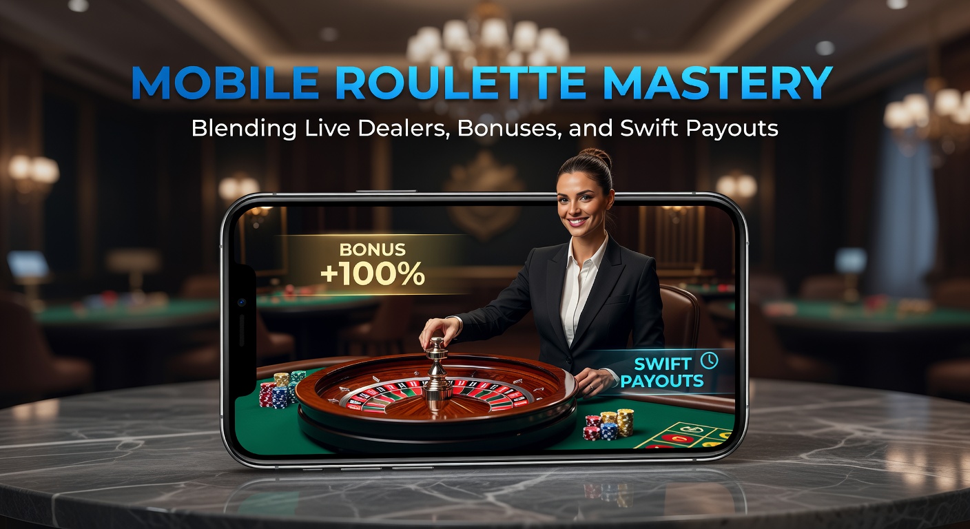 Smartphone screen displaying a live roulette table with dealer spinning the wheel, chips placed on red and black bets